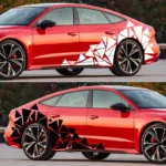 Triangle Car Sticker Universal Car Accessories Customization Decoration Modification Car Body Door Decal Personalized stickers - Image 2