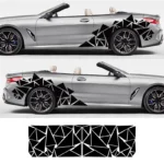 Triangle Car Sticker Universal Car Accessories Customization Decoration Modification Car Body Door Decal Personalized stickers