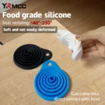 2Pcs Foldable Car Engine Funnel Silicone Liquid Funnel Washer Engine Oil Petrol Change Tools for Motorcycle Car Acesssories - Image 2