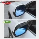 2PCS Car Rearview Mirror Rain Eyebrow Carbon Fiber Sun Visor Shade Cover Protector Clear Vision for Rain Car Mirror Accessories - Image 4