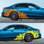 Triangle Car Sticker Universal Car Accessories Customization Decoration Modification Car Body Door Decal Personalized stickers - Image 5